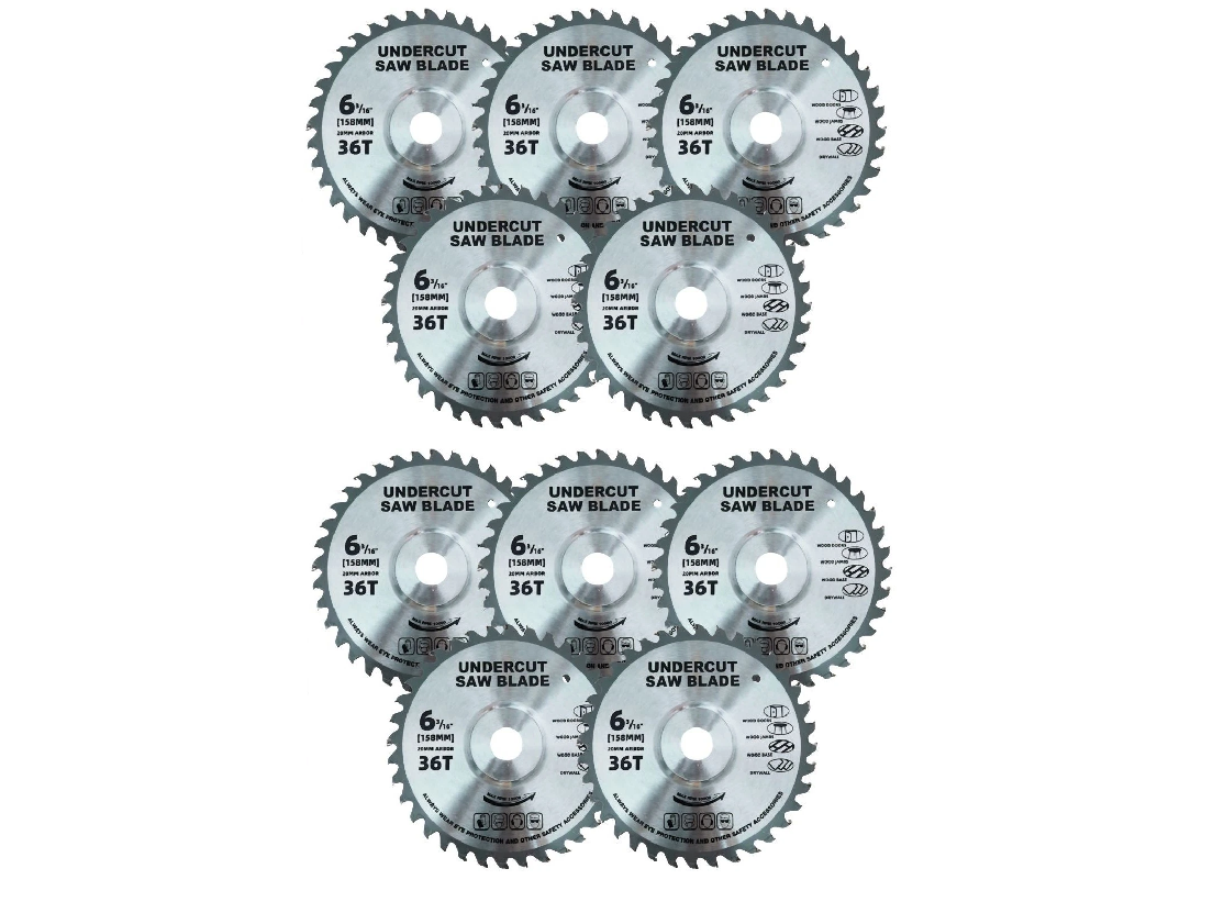 10 Jamb Saw Blades 36T German carbide tipped/158mm for